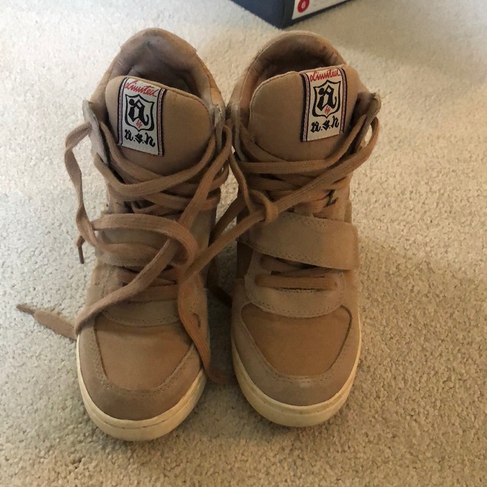 Ash high heel sneakers, size 6